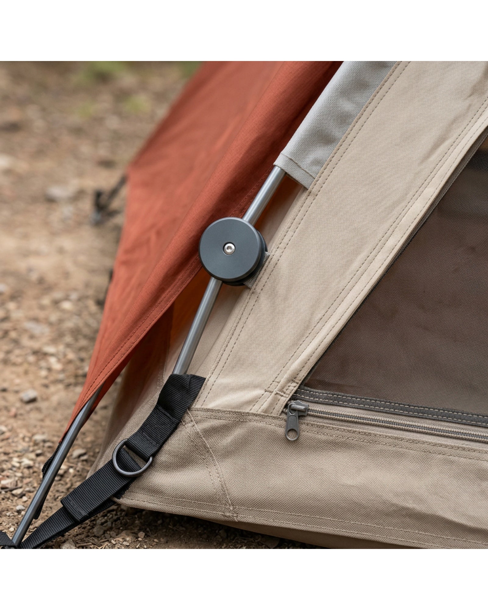Xmkvd Two Person A Frame Tent Terracotta - Detail view